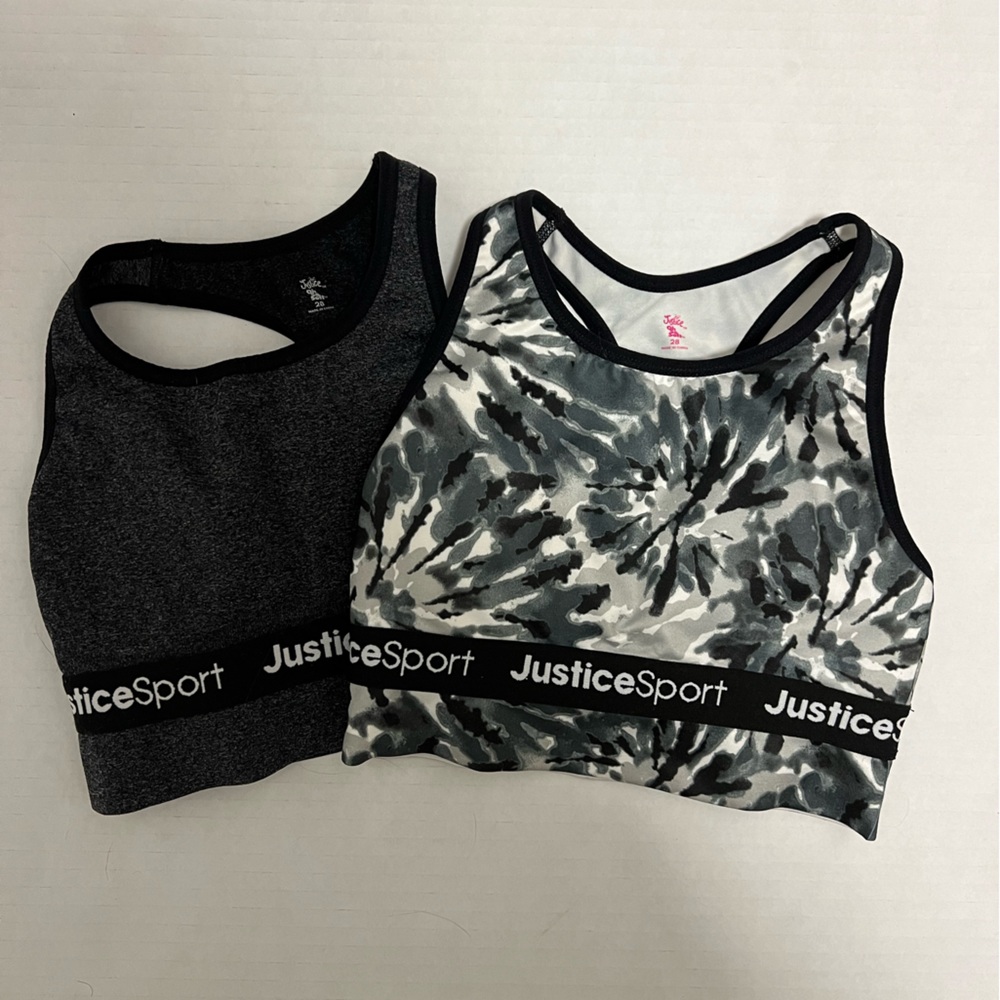 Justice, sports bras- 2